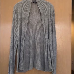 Gray cardigan
